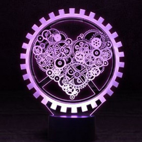 LED-ночник "Механическое сердце" LED-ночник "Механическое сердце"