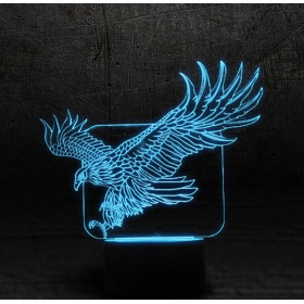 Led светильник 3D "Орел"