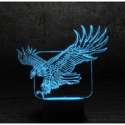 Led светильник 3D "Орел"