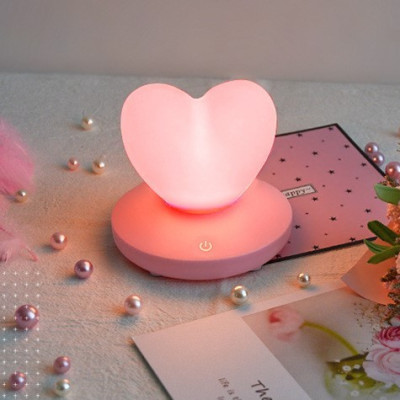 Силиконовый LED светильник "Love" (3 цвета)-foto5