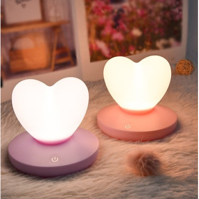 Силиконовый LED светильник "Love" (3 цвета)-foto6