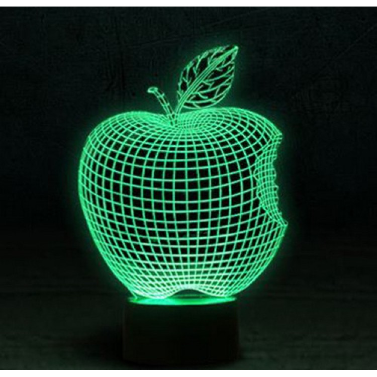 Светильник с эффектом 3D "Apple"
