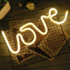 Неоновий LED нічник-світильник "Love"