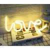 Неоновий LED нічник-світильник "Love"