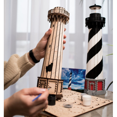 3D пазл Маяк мису Гаттерас-foto6