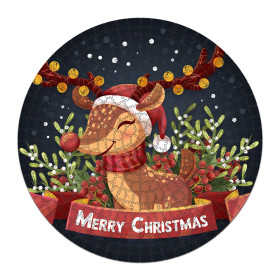Дерев'яний пазл "Merry Christmas"