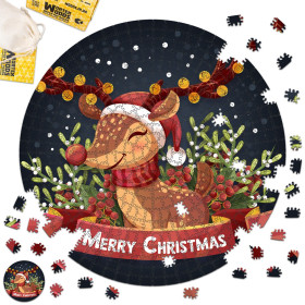 Дерев'яний пазл "Merry Christmas"-foto2