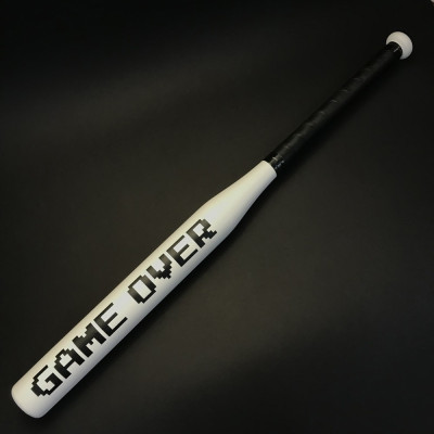 Бейсбольна біта з написом "Game over"-foto2