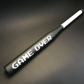 Бейсбольна біта з написом "Game over"-foto3