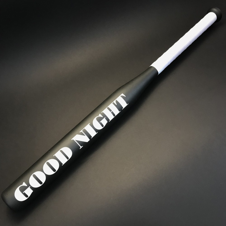Бейсбольна біта з написом "Good night" (різні кольори)