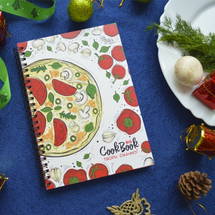 Кулинарная книга, блокнот для рецептов "Pizza"