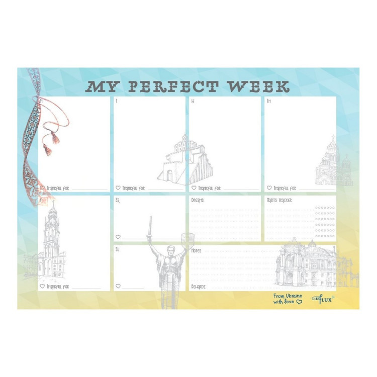 Еженедельник планер "My perfect week. Ukraine"