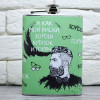 Фляга з принтом "Хороший, як віскі"