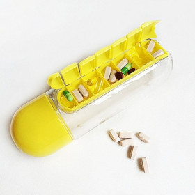 Бутылка для воды с таблетницей "Pill & Vitamin" (2 цвета)-foto5