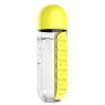 Бутылка для воды с таблетницей "Pill & Vitamin" (2 цвета)