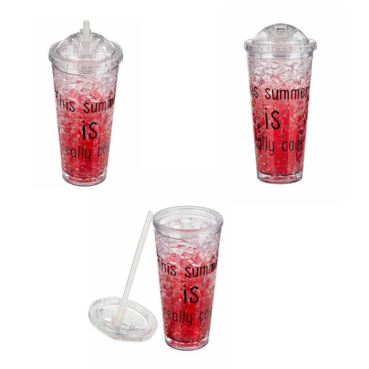 Бутылка с охлаждающим эффектом "Ice cup", 550 мл, 2 цвета Бутылка с охлаждающим эффектом "Ice cup", 550 мл, 2 цвета