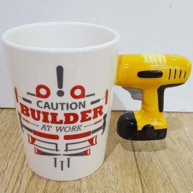 Чашка керамическая "Caution Building"-foto7