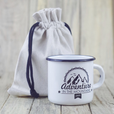 Емальоване горнятко "Adventure in the mountains"-foto3