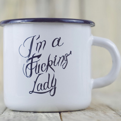 Эмалированная кружка "I'm Fucking Lady"-foto2