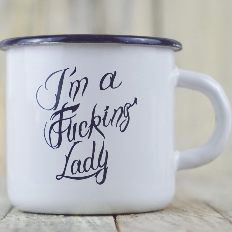 Эмалированная кружка "I'm Fucking Lady"