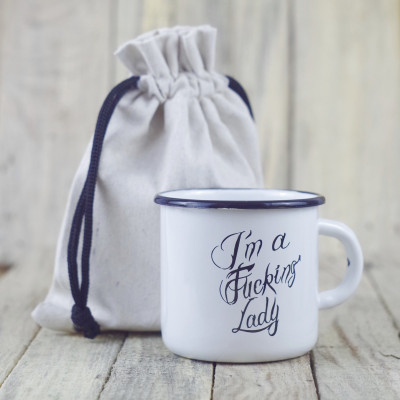 Эмалированная кружка "I'm Fucking Lady"-foto3