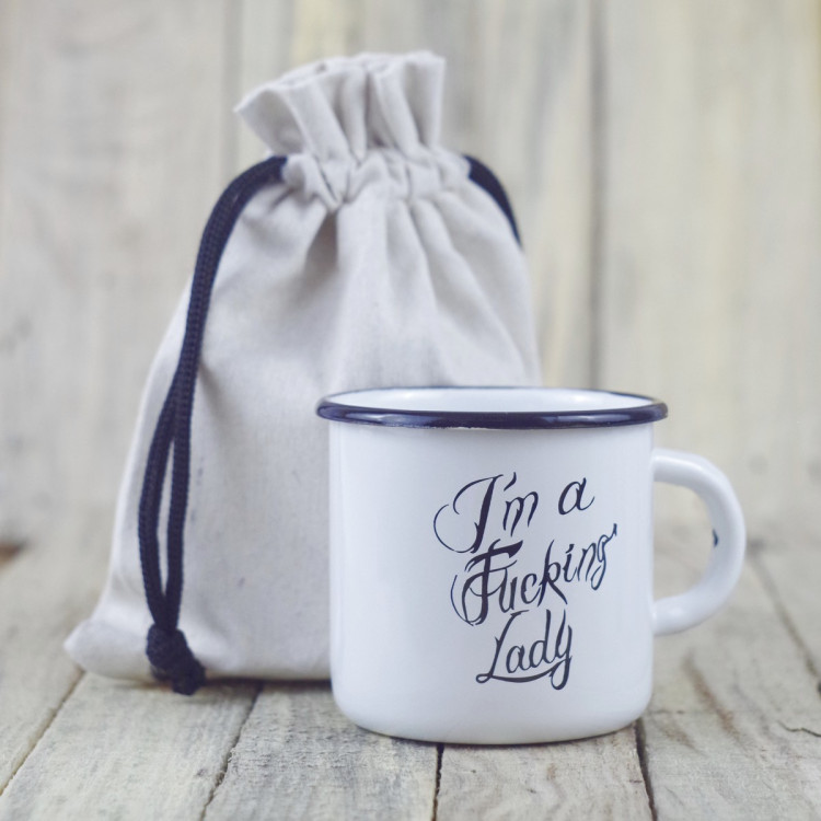 Эмалированная кружка "I'm Fucking Lady"