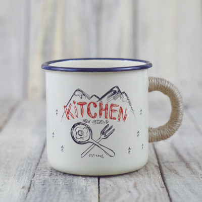 Емальоване горнятко "Kitchen"