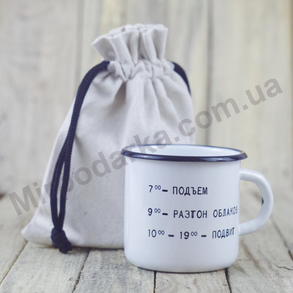 Емальоване горнятко "Подвиг"-foto9