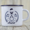 Эмалированная кружка "Real man has a beard"