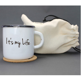 Емальоване горнятко "It's my life"-foto3