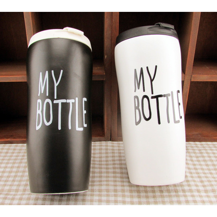 Термочашка керамическая "My Bottle", черная