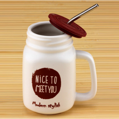 Кружка-банка "Nice to meet you" (3 цвета)-foto3