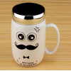 Чашка с крышкой "Mustache" (2 вида)