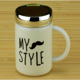 Кружка с крышкой "My style"
