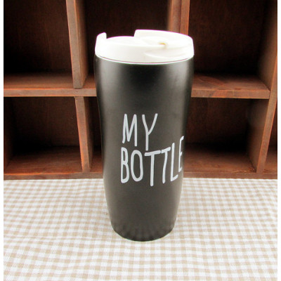 Термокружка керамическая "My Bottle", черная