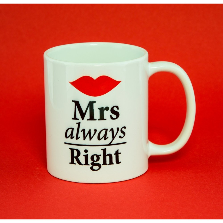 Набор чашек  для пары "Mr & Mrs Right"