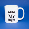 Набор чашек  для пары "Mr & Mrs Right"