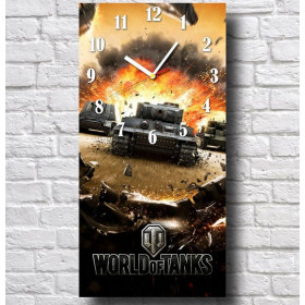 Годинник настінний "World of Tanks"