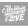 Фартук "Мой главный инградиент - любовь"