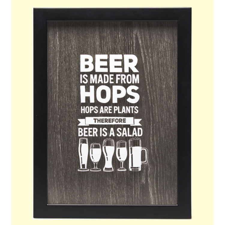 Копилка для пивных крышек Beer is a Salad