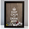 Копилка для пивных крышек Keep Calm
