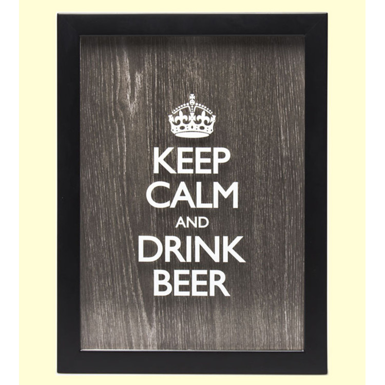 Копилка для пивных крышек Keep Calm
