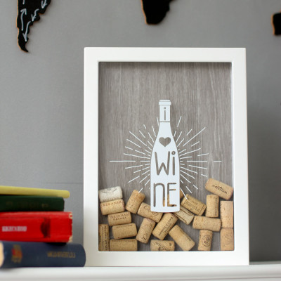 Копилка для винных пробок I Love Wine