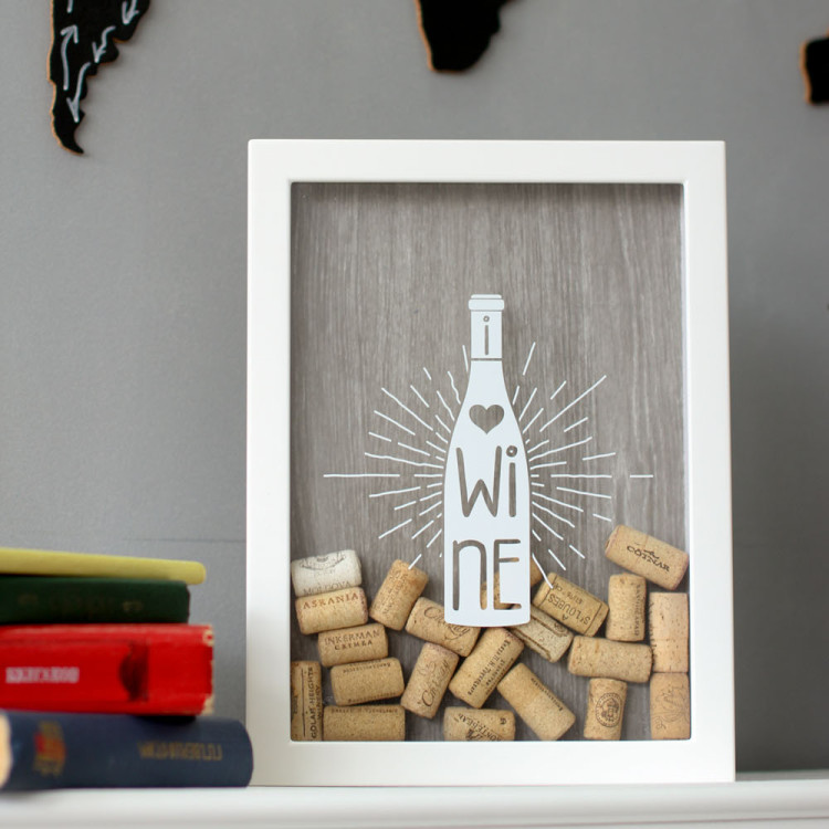 Копилка для винных пробок I Love Wine
