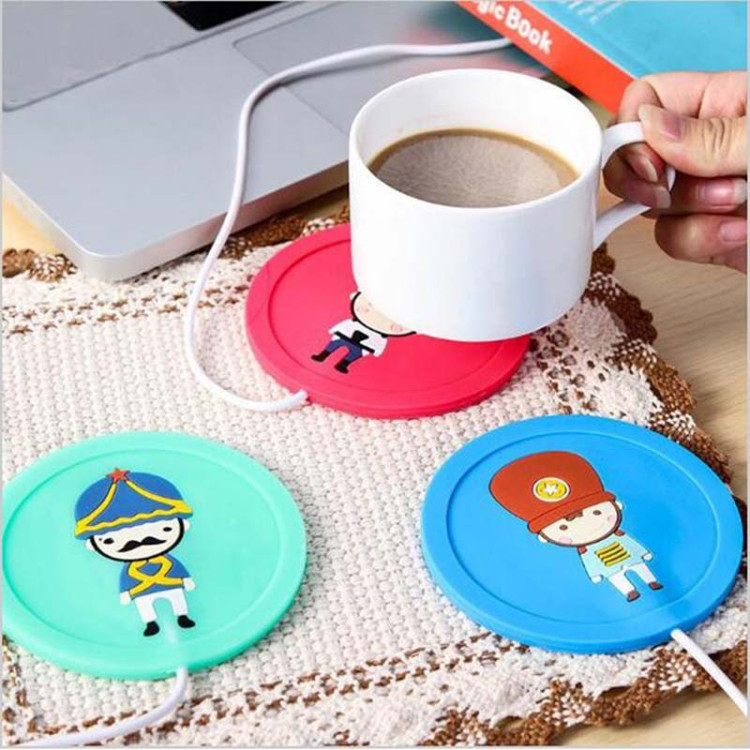 Подставка для чашки с USB-подогревом "Солдатик" (3 цвета)