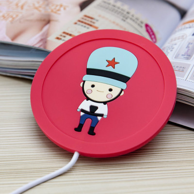 USB подогрев-подставка для чашки "Солдатик" (3 цвета)-foto3