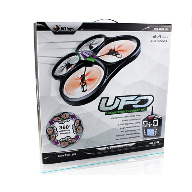 Радиоуправляемый квадрокоптер 2.4ГГц "WL Toys V333 Cyclone 2"