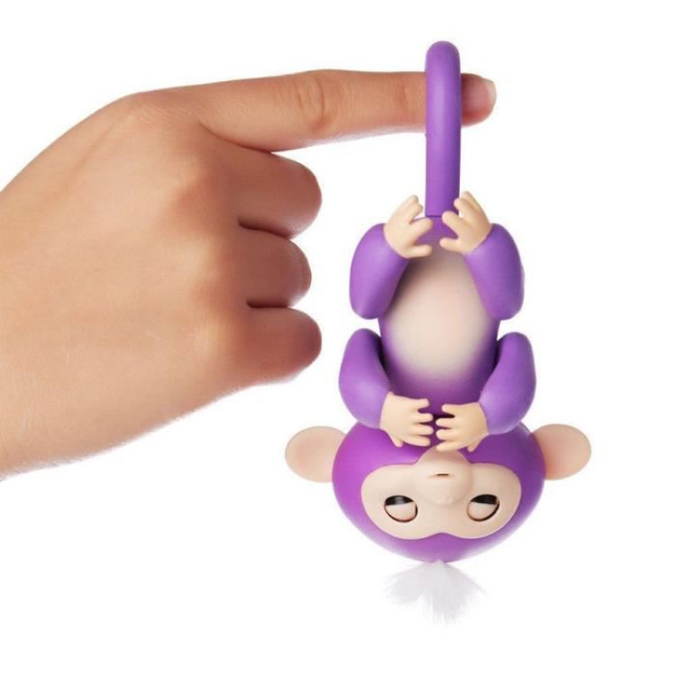 Интерактивная обезьянка Fingerling Monkey (фиолетовая)