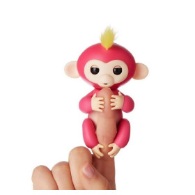Интерактивная обезьянка Fingerling Monkey (розовая)-foto2