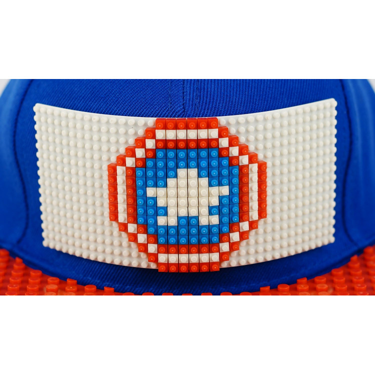 Дитяча кепка-конструктор Lego "Капітан Америка"